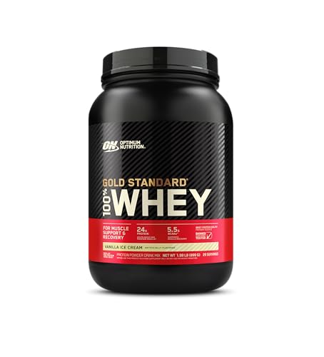 Optimum Nutrition Gold Standard 100% Whey Protein Powder, Chocolate Peanut Butter, 2 Pound (Packaging May Vary)