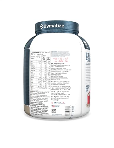 Dymatize ISO100 Hydrolyzed Protein Powder, 100% Whey Isolate, 25g of Protein, 5.5g BCAAs, Gluten Free, Fast Absorbing, Easy Digesting, Gourmet Vanilla, 20 Servings