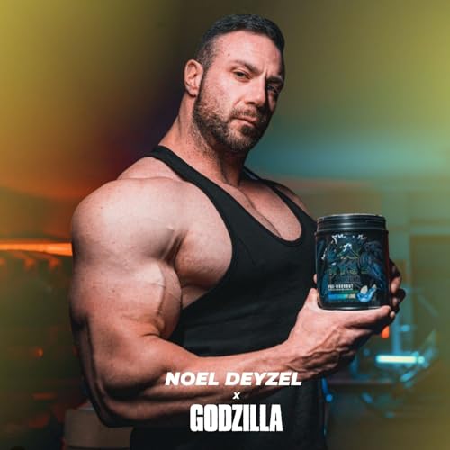 RYSE Up Supplements Noel Deyzel Pre Workout | Intense Pumps, Energy, & Focus | Citrulline & Beta Alanine | 400mg Total Caffeine | 40 Servings (Monsterberry Lime)