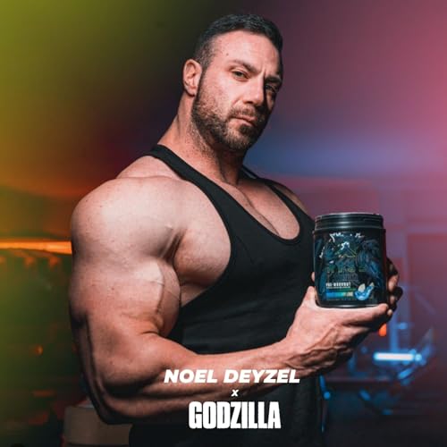 RYSE Up Supplements Noel Deyzel Pre Workout | Intense Pumps, Energy, & Focus | Citrulline & Beta Alanine | 400mg Total Caffeine | 40 Servings (Monsterberry Lime)