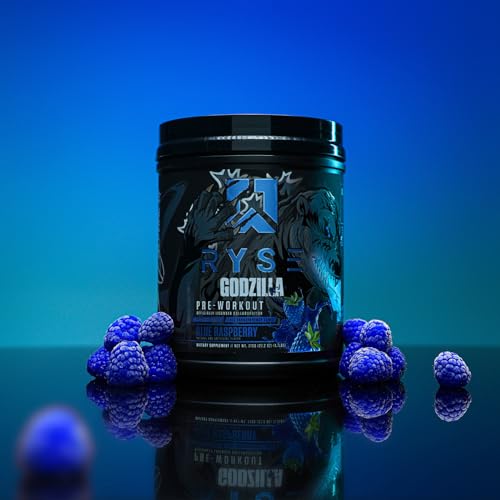 RYSE Up Supplements Noel Deyzel Pre Workout | Intense Pumps, Energy, & Focus | Citrulline & Beta Alanine | 400mg Total Caffeine | 40 Servings (Monsterberry Lime)