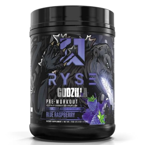 RYSE Up Supplements Noel Deyzel Pre Workout | Intense Pumps, Energy, & Focus | Citrulline & Beta Alanine | 400mg Total Caffeine | 40 Servings (Monsterberry Lime)