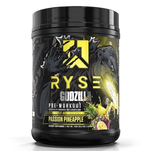 RYSE Up Supplements Noel Deyzel Pre Workout | Intense Pumps, Energy, & Focus | Citrulline & Beta Alanine | 400mg Total Caffeine | 40 Servings (Monsterberry Lime)