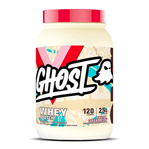 GHOST Whey Protein Powder, Oreo - 2LB Tub, 25G of Protein - Cookies & Cream Flavored Isolate, Concentrate & Hydrolyzed Whey Protein Blend - Post Workout Shakes