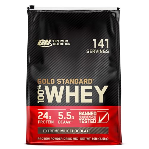 Optimum Nutrition Gold Standard 100% Whey Protein Powder, Chocolate Peanut Butter, 2 Pound (Packaging May Vary)