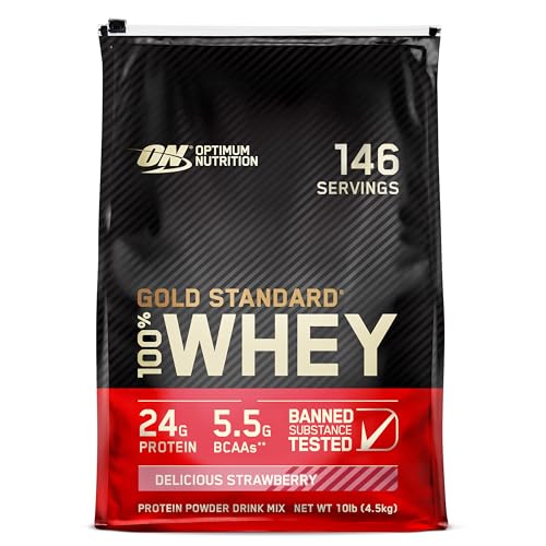 Optimum Nutrition Gold Standard 100% Whey Protein Powder, Chocolate Peanut Butter, 2 Pound (Packaging May Vary)