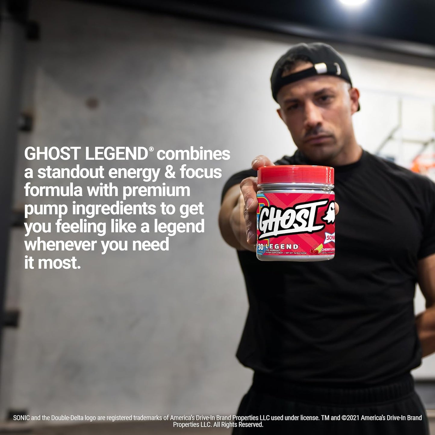 GHOST Legend V3 Pre-Workout Powder, Lemon Crush - 30 Servings – Pre-Workout for Men & Women with Caffeine, L-Citrulline, & Beta Alanine for Energy & Focus - Free of Soy, Sugar & Gluten, Vegan