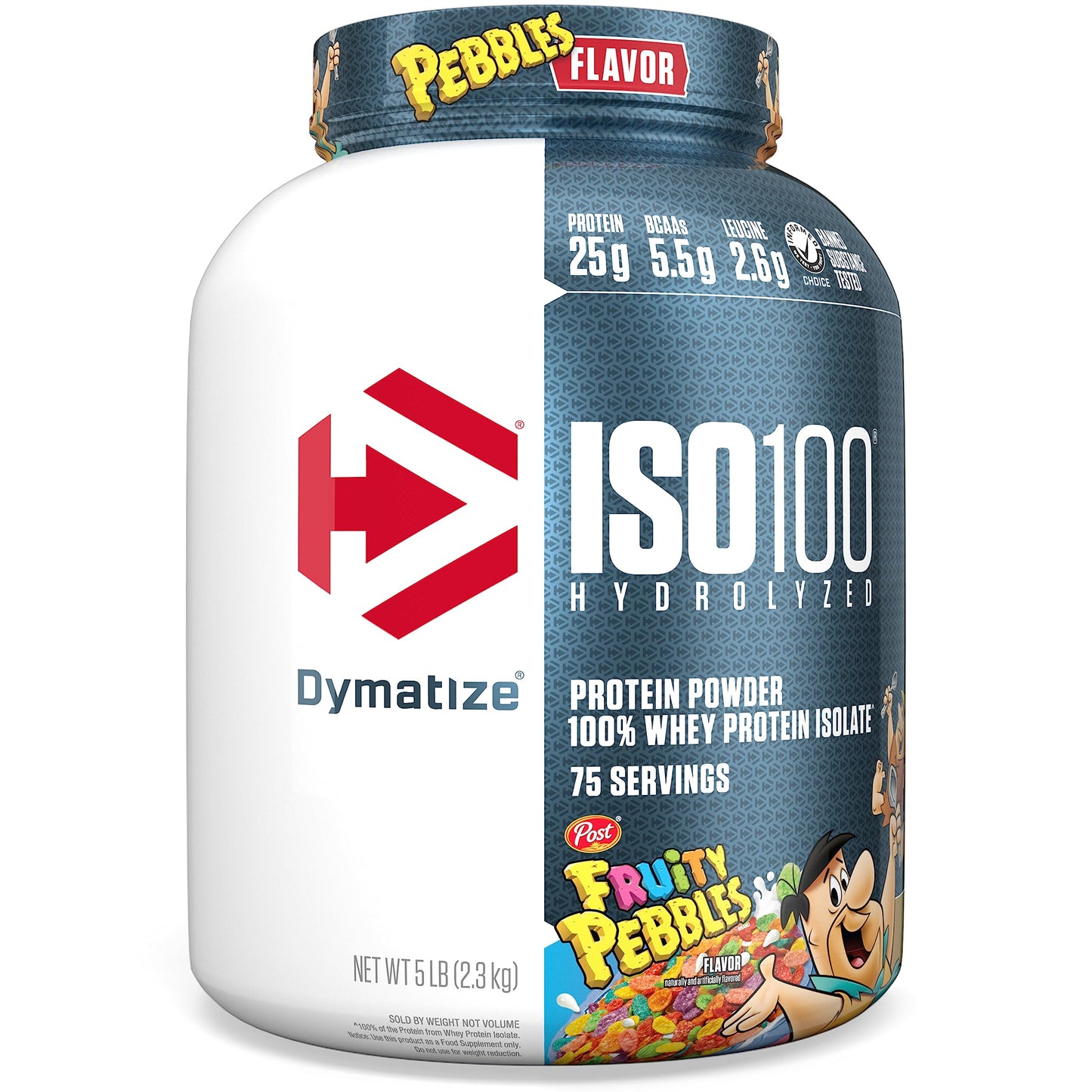 Dymatize ISO100 Hydrolyzed Protein Powder, 100% Whey Isolate, 25g of Protein, 5.5g BCAAs, Gluten Free, Fast Absorbing, Easy Digesting, Gourmet Vanilla, 20 Servings