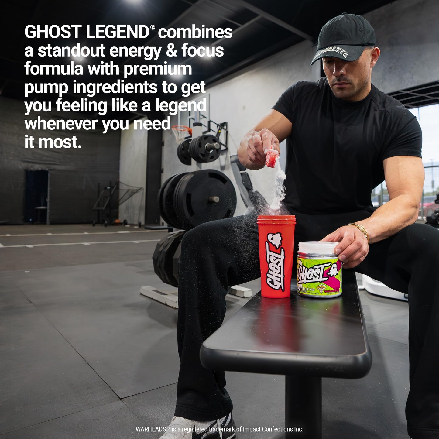 GHOST Legend V3 Pre-Workout Powder, Lemon Crush - 30 Servings – Pre-Workout for Men & Women with Caffeine, L-Citrulline, & Beta Alanine for Energy & Focus - Free of Soy, Sugar & Gluten, Vegan